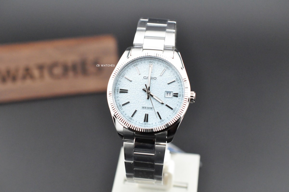 Casio MTP-1302D2A2VCF 38mm Stainless Steel Case with Stainless