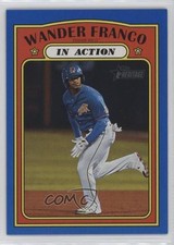 2021 Heritage Minor League Edition In Action Blue Border 89/99 Wander Franco 9b3