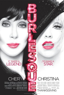 2010 Promo Film Poster Print ''Burlesque'' Cher Christina Aguilera Wall Decor