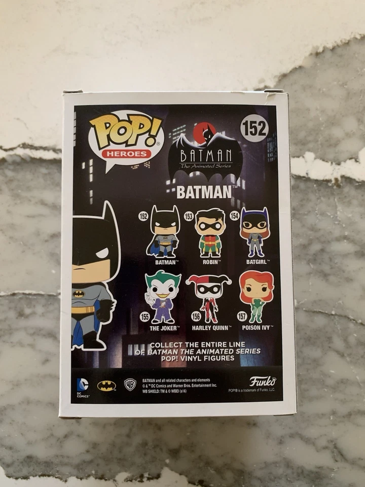 RARO Batman La Serie Animada Autografiado Funko Pop 5 Firmas Kevin Conroy Foto 3 de 4