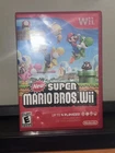 New Super Mario Bros. Wii Nintendo Game Disk In Case