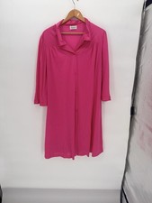 Vtg Vanity Fair Nightgown Women XL Pink Nylon USA Grannycore Barbie Satin Flower
