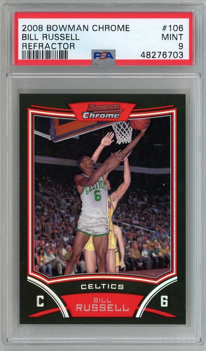 Topps Bill Russell Basketball Serial Numbered Sports Trading Cards