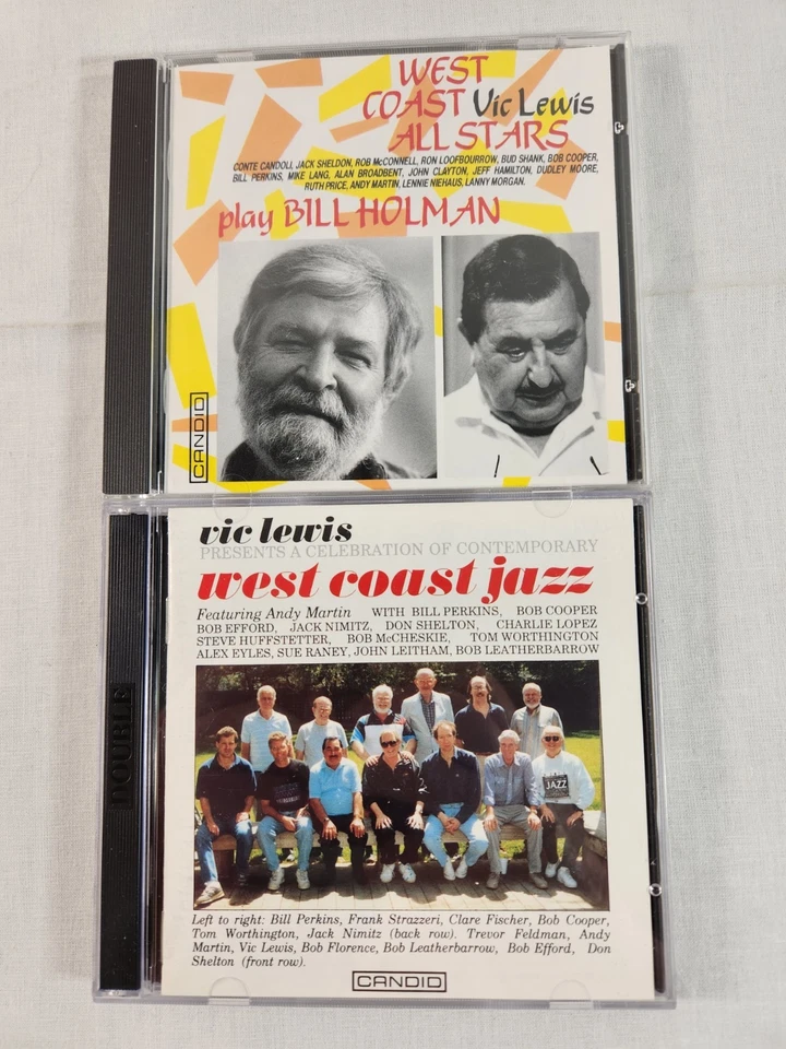 Vic Lewis West Coast All-Stars 4 CD LOT 1990s Cool Jazz Discs NEAR MINT Foto 2 de 4
