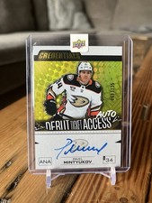 Pavel mintyukov Credentials Debut Ticket Auto /125 RC