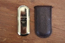 Vintage Marlboro Brass No. 6 Lighter with Case 