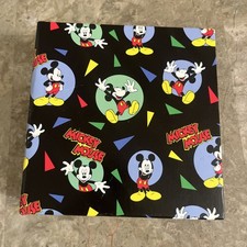 Vintage Holson Disney Mickey Mouse Unlimited 4  x6  Photo Book Album Made in USA