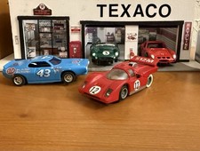 VTG 76-77 Tyco Lighted Curve Hugger 8522 H.O Ferrari 512M Red 12 Slot Car Runs