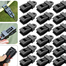 100PCS Plastic Clips Adjustable Heavy Duty Lock Grip for Tarp  Shade Cloth USA 