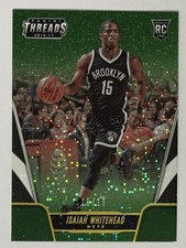 Isaiah Whitehead 2016-17 Threads Century Proof Dazzle Green #187 #/15 - Nets