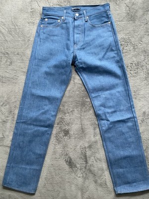 Levi s 501 Made & Crafted 1980s Selvedge Denim Jeans Mens 31x32 Washed Blue