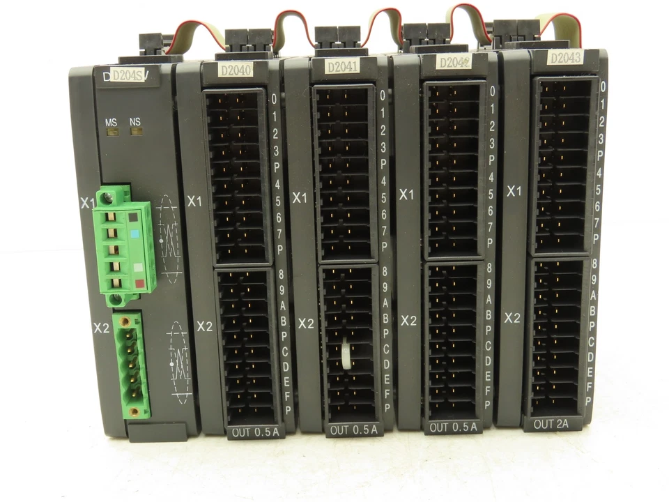 Okuma DN-OC-16PC2 PLC Output Card Module 2A & Power Supply DN-SLV Lot of 5 - Image 4 of 4