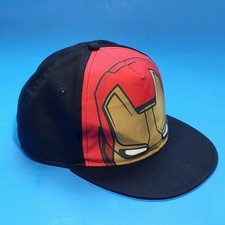 Iron Man 3 Marvel Youth Size Adjustable Snap back Hat Baseball Cap Black