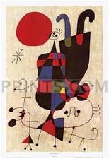 Joan Miro Inverted Personages Open Edition