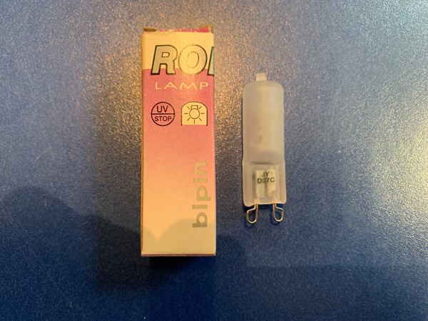 Rolux Halogenlampe 60W G9 Matt Frosted Halogen 230V Stiftsockellampe Dimmbar-image