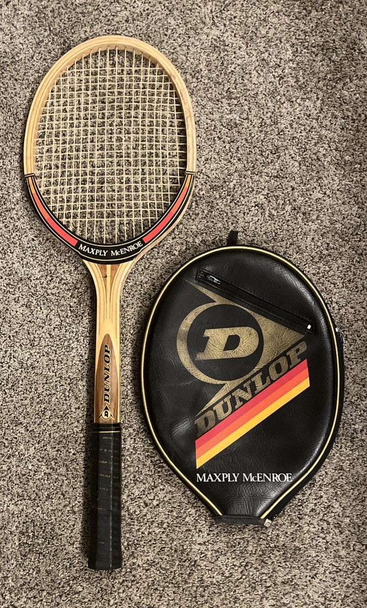Vintage Dunlop Maxply John McEnroe Tennis Racquet Medium 4 5