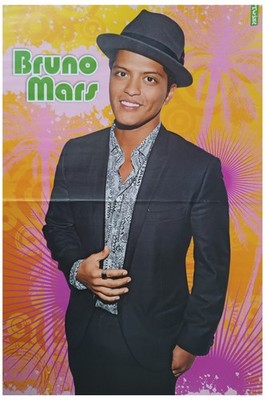 BRUNO MARS - A3 Poster 42x28cm - Fan Merch Plakat Sammlung RARE German Magazine