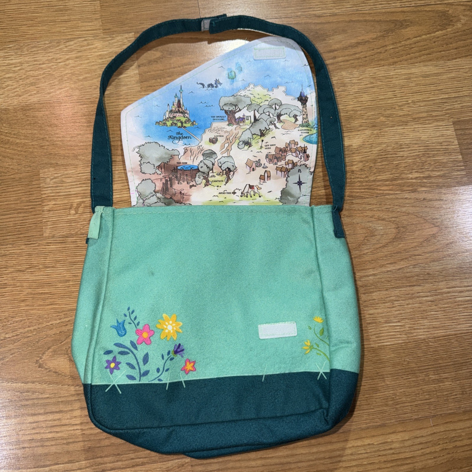 Disney Tangled Rapunzel Kids Messenger Bag Animated Adventure Colorful Cute