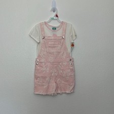 365 Kids from Garanimals Girls Tee and Shortall Set, 2-Piece