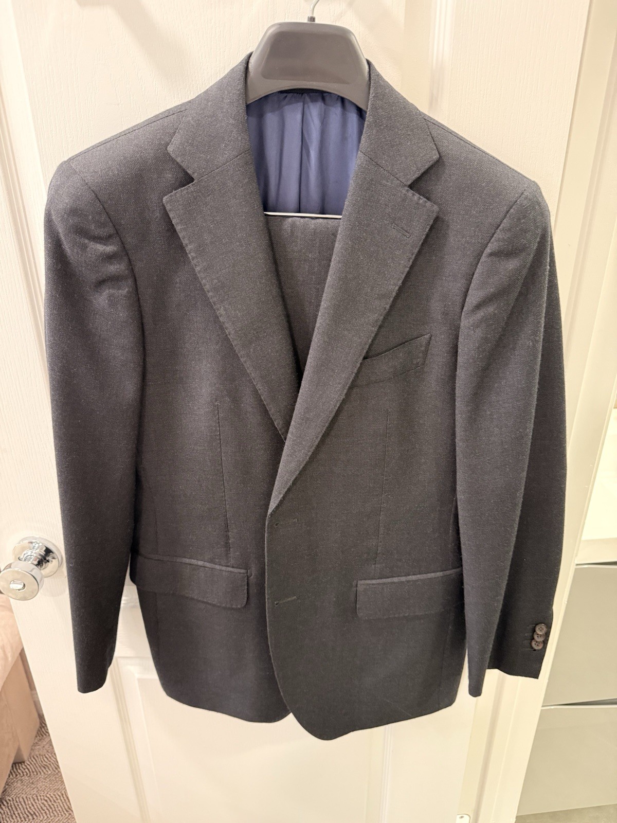 Suitsupply Lazio 42R Grey Suit 100% Wool