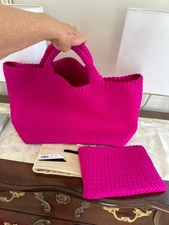 NAGHEDI ST. BARTHS LARGE TOTE MIAMI PINK