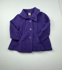 Gymboree 4T-5T Girls Fall Coat Purple Jacket Fleece