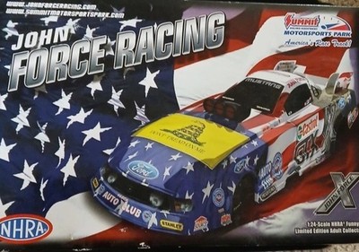 John Force Racing American Made 1:24 Diecast 2014 Mustang Funny Car((NIB))
