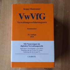 VwVfG Verwaltungsverfahrensgesetz 25. Auflage...