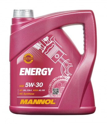 Motoröl Mannol Energy 5W-30 Audi 502.00 Audi 505.00 ACEA A3/B3 API SN 4Liter