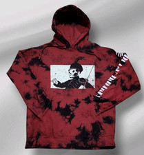 My Chemical Romance The Black Parade Hoodie Adult Medium Graphic Print Red Black