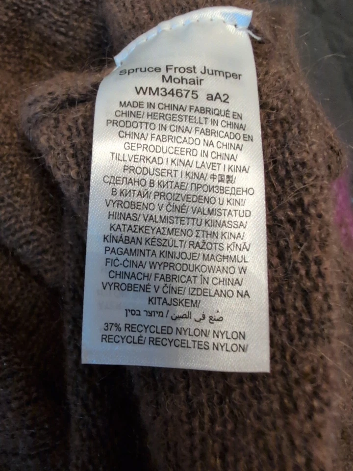 Seasalt Cornwall Spruce First Mohair Jumper Size 16 - Image 4 of 4