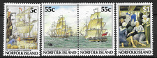 Norfolk Island 1987 1st Settlement 3rd Issue  MNH set S.G. 421-424