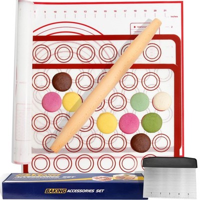 Nice Kitchen Silicone Baking Mat Sets Dough Mat Macaron Baking Mat Pastry