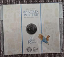 Royal Mint 2020 Peter Rabbit 50p Fifty Pence Coin Brilliant Uncirculated