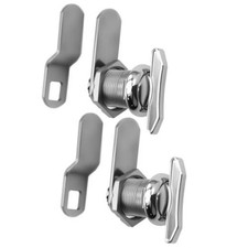 5/8" Thumb Operated Offset Cam Lock, RV Compartment Latch, 5/8 Inch - 2 Pack