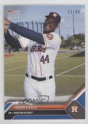 2023 Topps Now Road to Opening Day Blue 23/49 Yordan Alvarez #OD-102 6ns