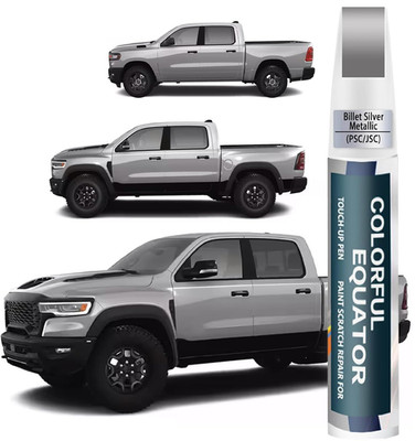 Billet Silver Metallic(PSC/JSC) Touch Up Paint Compatible with Dodge Ram, Car Pa