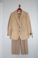 NEW VINTAGE EGON 100 COTTON CORDUROY 3-piece SUIT sz 42R JACKET, 34x32 PANTS,