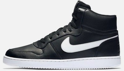Size 10M - Nike Ebernon Mid Black White