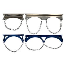 Gas Cylinder Wall Bracket Gas Tank Wall Holder Solid with Screws and Chain