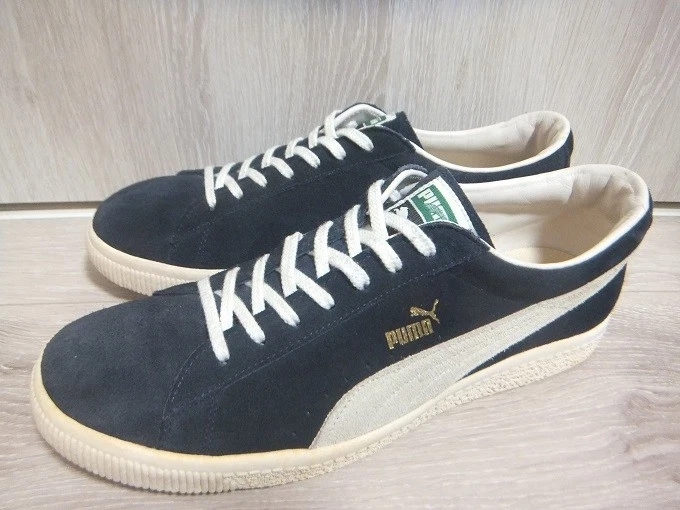 Puma Classic Scamosciato Blu Navy Travi Esclusivo Made in Japan senza scatola Uomo Us10