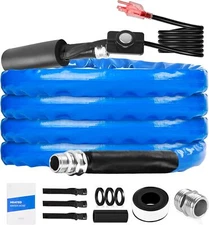 15 FT Heated Water Hose for RV Heated Drinking Water Hose -45℉ Antifreeze