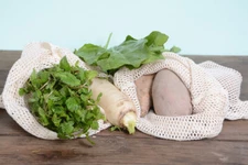 Biglotbags - Premium Cotton Reusable Produce Mesh Bags for Storage & Grocery