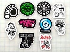 Punk Vinyl Sticker Lot 10 Stickers Set 8