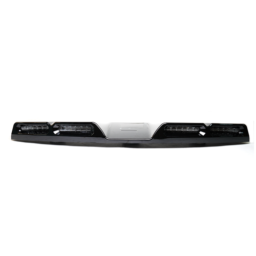 FITS LAND ROVER DEFENDER 90/110 (2020+) FRONT ROOF SPOILER LIGHT BAR GLOSS BLACK - Picture 4 of 11