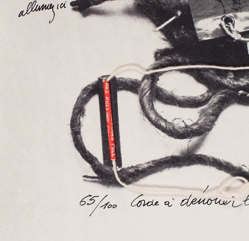 Pierre-Alain Hubert, litografía con collage, firmada y numerada - Imagen 3 de 3