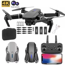 2025 New Drone RC Drones Pro 4K HD Dual Camera WIFI FPV Quadcopter Foldable Bag