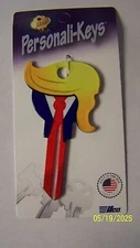 Donald Trump Kwikset house key blank KW1
