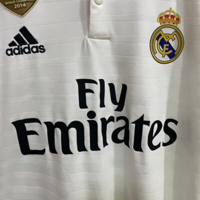 Maillot Domicile Real Madrid 2014/2015 Ligue Des Champions - Neuf Avec étiquette, Taille M, Blanc