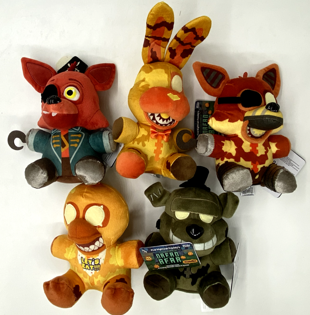 Funko Five Nights at Freddy's Assortment Set of 5 Plushies New